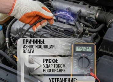 Бронепровод бьёт током.