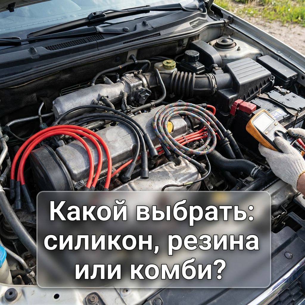 высоковольтные проводова выбрать силиконовые, резиновые и комбинированные